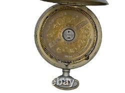Antique Hebdomas Swiss made Exposed Balance wheel pocket watch working