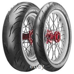 Avon Tyres 4120110 Cobra Chrome AV92 Rear Tire, 150/80R16 White Wall