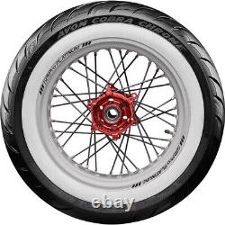 Avon Tyres 4120110 Cobra Chrome AV92 Rear Tire, 150/80R16 White Wall