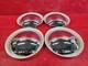 BOONY White VENPLA 12inch wheel cap chrome Wheel cover4 pieces Hubcap New