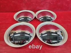 BOONY White VENPLA 12inch wheel cap chrome Wheel cover4 pieces Hubcap New