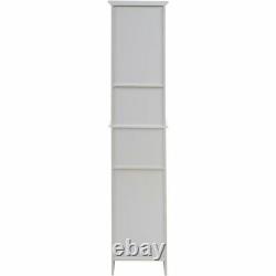 Bathroom Storage Cabinet Free Standing Linen Tower Organizer Pantry Cupboard