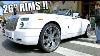 Bling Bling Matte White Rolls Drophead W 26 Chrome Rims