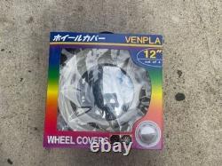 Boony Venpla 12 Chrome-Style Wheel Covers Set of 4 for Kei Trucks from Japan