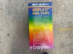 Boony Venpla 12 Chrome-Style Wheel Covers Set of 4 for Kei Trucks from Japan