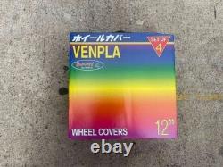 Boony Venpla 12 Chrome-Style Wheel Covers Set of 4 for Kei Trucks from Japan