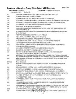 Buick Enclave 2011-2015 Wheel LF 19x7-1/2 9 Spoke Chrome opt P6A 09597721 U154