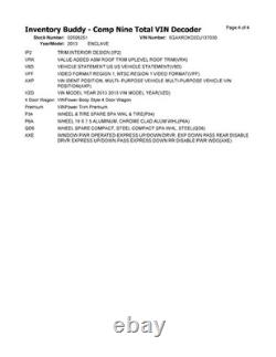 Buick Enclave 2011-2015 Wheel RF 19x7-1/2 9 Spoke Chrome opt P6A 09597721 U152