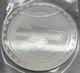 Chevrolet Wire Wheel Chips Emblems Thin Metal Size 2.5 White & Chrome Set Of 4