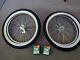 Chrome 20 Bicycle Rims Front & Rear, W. Wall Brick Tires & Tubes, 36 Spoke Hd