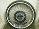 Chrome 23 Mammoth Fat Spoke Front Wheel White Wall Package 00-06 Harley Softail