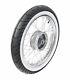 Complete Wheel Back with White Wall Tires MC2 on Chrome-Plated Rim Rear 2,75