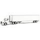 DCP 1/64 Freightliner Cascadia 5th Gen. Day Cab Utility Trailer 60-2001