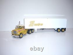 DCP FIRST GEAR 1/64 125TH ANN MACK R MODEL DAYCAB WithT 40' VINTAGE DRYVAN TRAILER