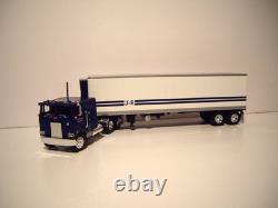 Dcp First Gear 1/64 J&r Schugel Peterbilt 352 Coe & 40' Vintage Reefer Trailer