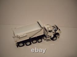 Dcp First Gear 1/64 White Kenworth T880 Quad-axle Rogue Dump Truck