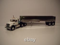 First Gear 1/50 White Mack Granite Mp Day Cab With Chrome East End Dump