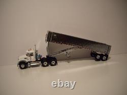 First Gear 1/50 White Mack Granite Mp Day Cab With Chrome East End Dump