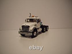 First Gear 1/50 White Mack Granite Mp Day Cab With Chrome East End Dump