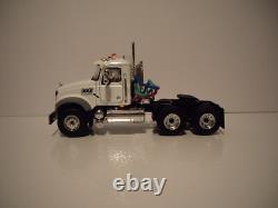 First Gear 1/50 White Mack Granite Mp Day Cab With Chrome East End Dump