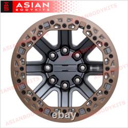 Forged BEADLOCK Wheel Rim 1 pc for GMC Hummer EV 8x165.1 8x6.5