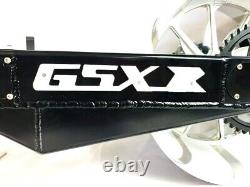 GSXR 360 FAT TIRE KIT With WHITE CONTRAST CUT TORNADO WHEELS 01-20 GSXR1000