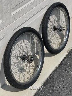 GT Bicycles GT Bikes Powerlite Power Lite Wheel Set Chrome 20 Wheels