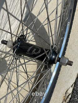 GT Bicycles GT Bikes Powerlite Power Lite Wheel Set Chrome 20 Wheels