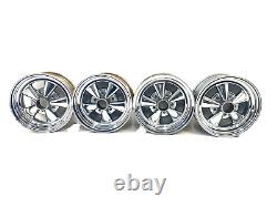 Genuine NOS 8-67 Cragar SS Chrome 14x6 Rims Wheels Set of 4 GM 5x5 25110 14x6JK