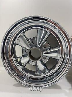 Genuine NOS 8-67 Cragar SS Chrome 14x6 Rims Wheels Set of 4 GM 5x5 25110 14x6JK