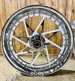 Gsxr 300 Chrome-white Switchback Wheels 06-07 Suzuki Gsxr 600 750