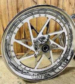 Gsxr 300 Chrome-white Switchback Wheels 06-07 Suzuki Gsxr 600 750