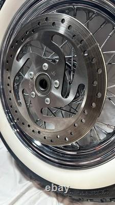 Harley Davidson Oem 16 Rim Wheel 40 Spoke Dunlop D402 Mt90b16 Front Tire New