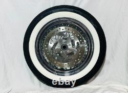 Harley Davidson Oem 16 Rim Wheel 40 Spoke Dunlop D402 Mt90b16 Front Tire New