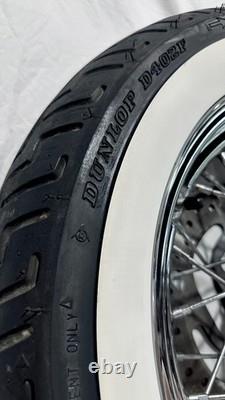 Harley Davidson Oem 16 Rim Wheel 40 Spoke Dunlop D402 Mt90b16 Front Tire New