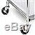 Heavy Duty Commercial Grade Laundry Sorter Hamper Cart in White Chrome