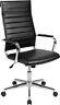 High Back LeatherSoft Ribbed Executive Swivel Office Chair Desk Chair