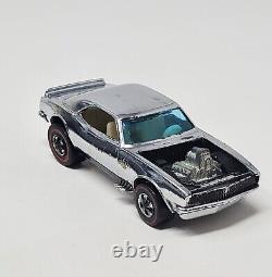 Hot Wheels 1969 Redline Heavy Chevy Blister Chrome White Interior (No Decal) BUF