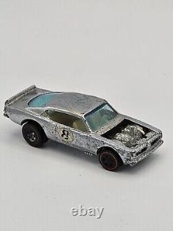 Hot Wheels 1969 Redline KING KUDA Chrome Club Kit Car White interior