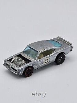 Hot Wheels 1969 Redline KING KUDA Chrome Club Kit Car White interior