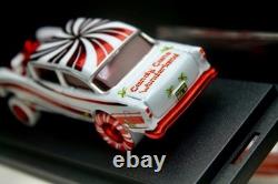 Hot Wheels'55 Chevy Bel Air Gasser White Red Chrome Custom Replica Display Case