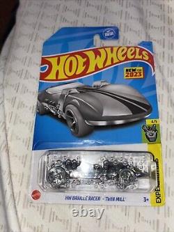 Hot Wheels HW Braille Racer Twin Mill #85 Chrome 2023 Experimotors