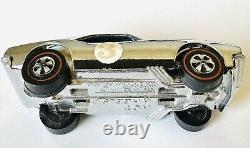 Hot Wheels Redline 1970 Heavy Chevy Chrome Club Car Camaro White Interior