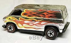 Hot Wheels Redline Chrome Super Van with Flames Near Mint 1974