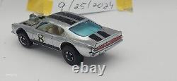 Hot Wheels Redlines King Kuda Club Car. Chrome With White Interior