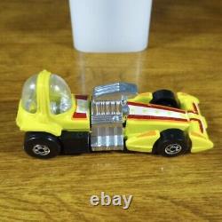 Hot Wheels Vintage Speed Machines Bubble Gunner Yellow Factory Error Chrome 1983