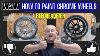 How To Custom Paint Chrome Wheels With Rustoleum Spray Paint Quick And Easy