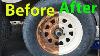 How To Restore Rusty White Trailer Wheels Rims