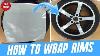 How To Wrap Rims Is This Difficult