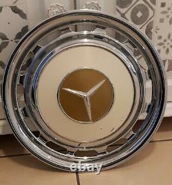 Hub caps wheel trims covers mercedes vintage Rare chrome w114 w115 w123 14